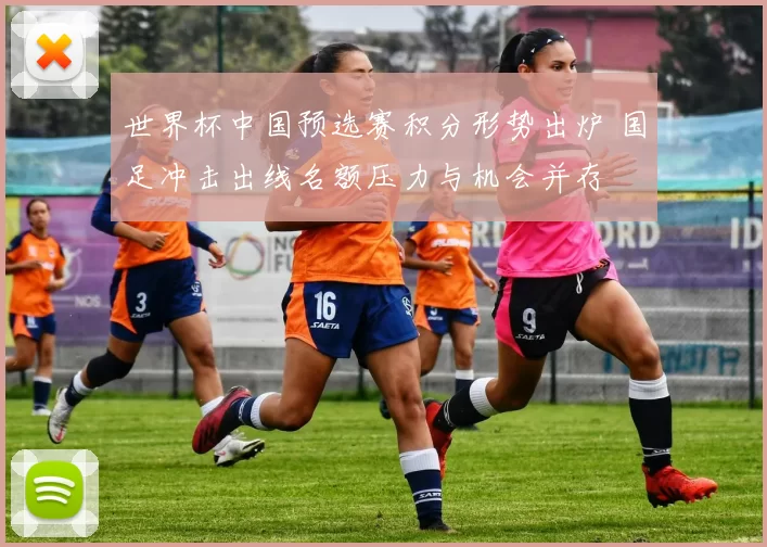 世界杯中国预选赛积分形势出炉 国足冲击出线名额压力与机会并存